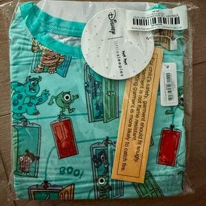 Little Sleepies Monsters, Inc. Long Sleeve Pajama Set 7/8 kids